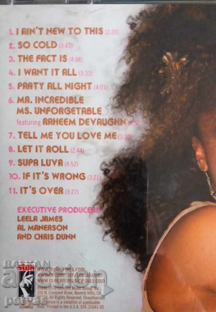 SD-SD -Leela James - My Soul MUSIC - MUSIC with price 4.50 BGN | € 2.30