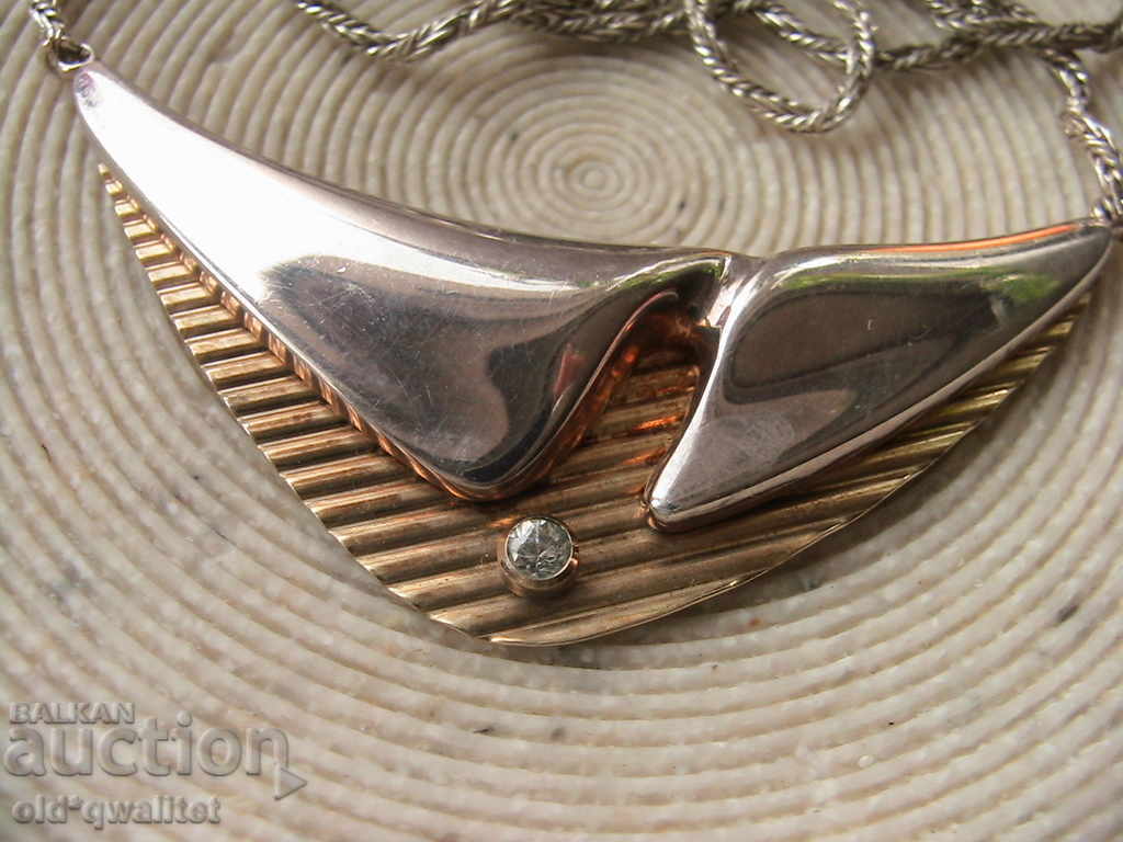 Delivery of Very sophisticated silver necklace, Silver 925, gilded Delivery of Very sophisticated silver necklace, Silver 925, gilded