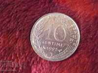10 SENTIMA FRANCE 1995 CURRENCY