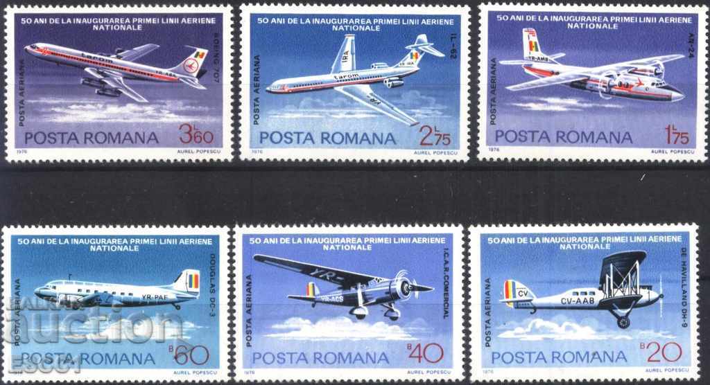 Pure μάρκες Aviation Aircraft 1976 Ρουμανία