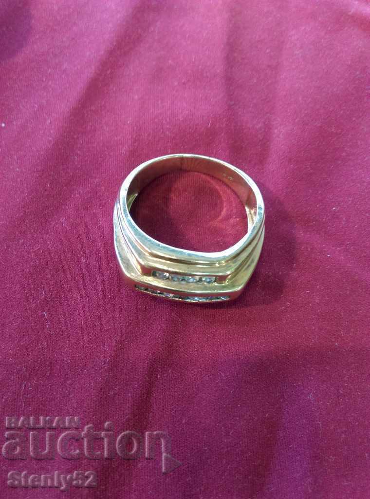 Златен пръстен 6.56 гр 14 к
