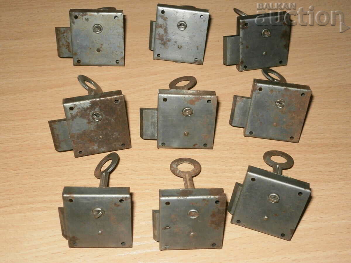 lot lock locks for dresser wardrobe desk ELZETT set - 7 lot lock locks for dresser wardrobe desk ELZETT set - 7