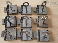 lot lock locks for dresser wardrobe desk ELZETT set