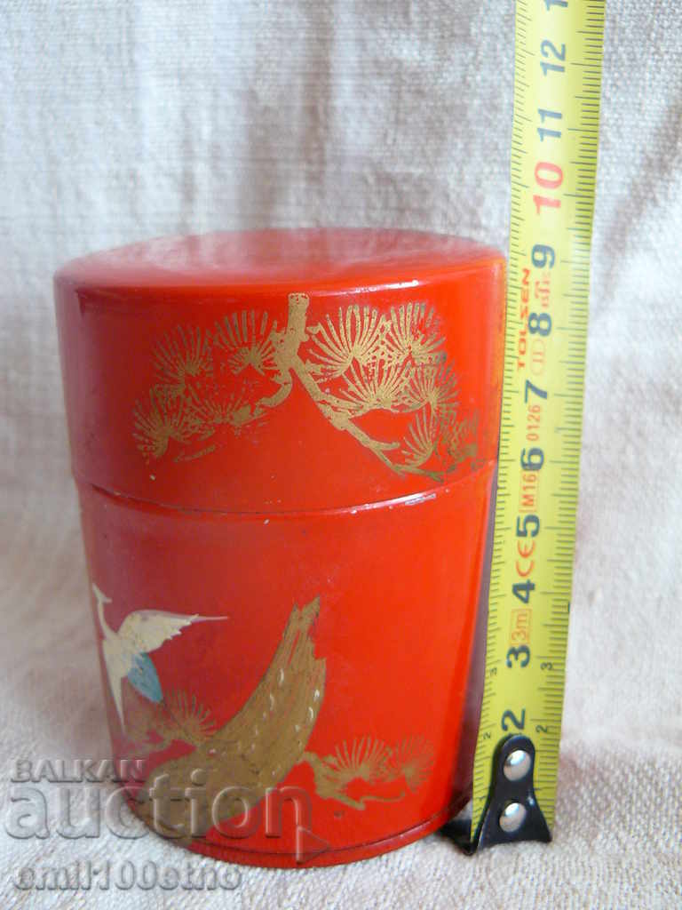 Metal box with painted birds - 7 Metal box with painted birds - 7