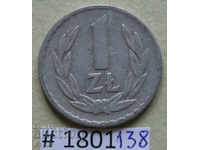 1 zloty 1966 Poland