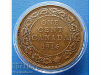 Canada 1 Cent 1916 Rare