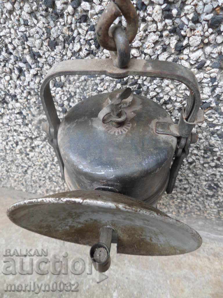 Παράδοση λαμπτήρα καρβιδίου, φανάρι προβολέα Παλιά ανθρακωρύχου Παράδοση λαμπτήρα καρβιδίου, φανάρι προβολέα Παλιά ανθρακωρύχου