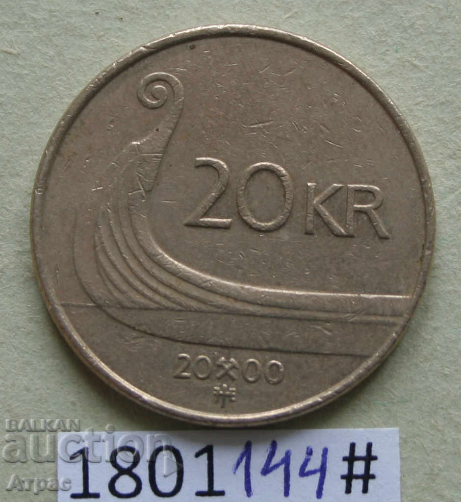 20 κορώνες 2000 Νορβηγία