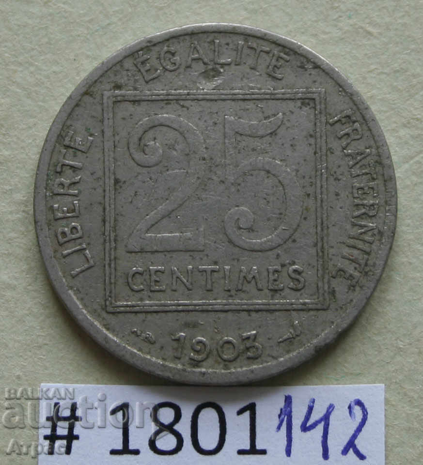 25 centimeters 1903 France