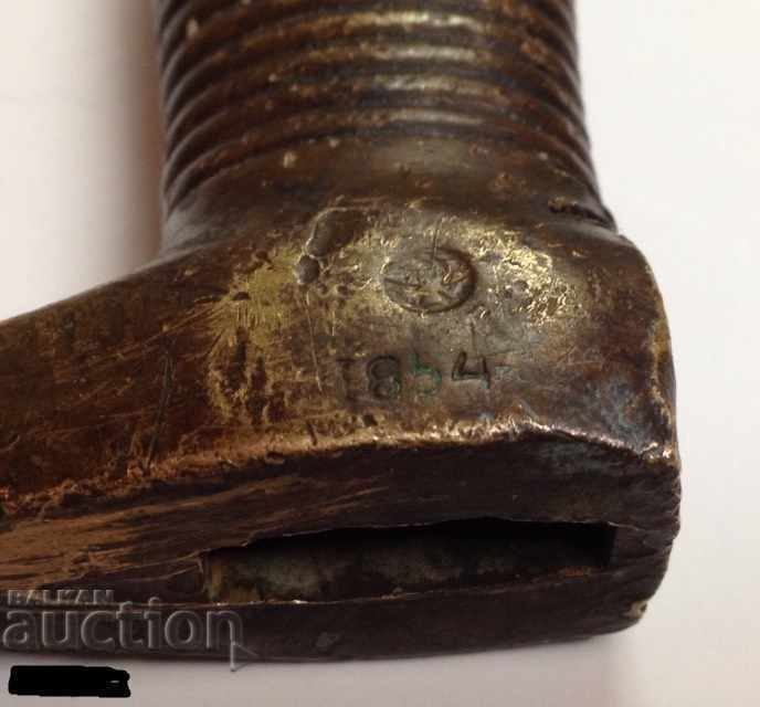 Handle for Russian Shashka-1854, Dagger, Bayonet, Saber with price 95.00 BGN | € 48.57 Handle for Russian Shashka-1854, Dagger, Bayonet, Saber with price 95.00 BGN | € 48.57
