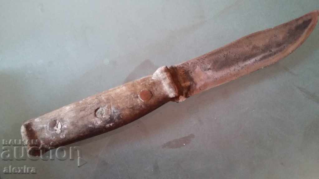 Auction old forged knife Auction old forged knife