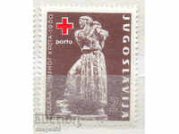 1960. Iugoslavia. Cruce roșie - semnul "PORTO".