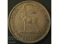 2 shilling 1947, South Rhodesia