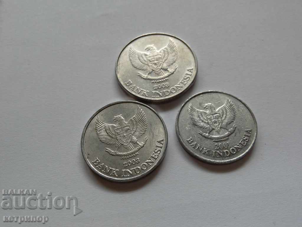 Lot coins from Indonesia 100,200 and 500 rupees 2001 2003 with price 5.00 BGN | € 2.56 Lot coins from Indonesia 100,200 and 500 rupees 2001 2003 with price 5.00 BGN | € 2.56