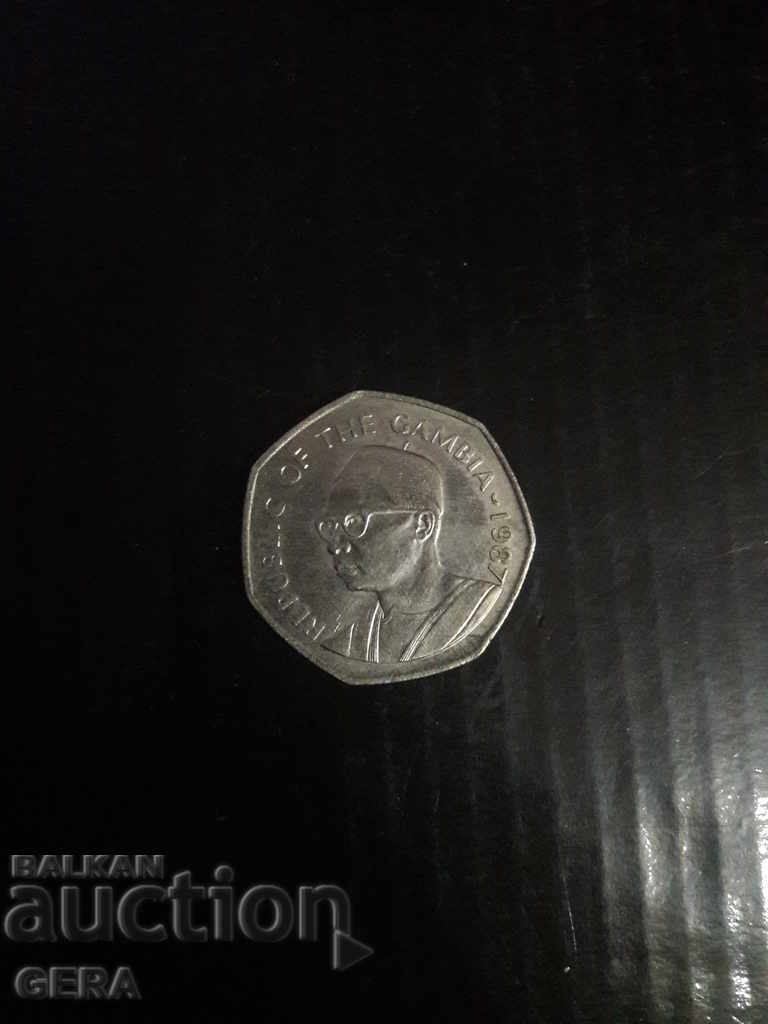 монета 1 далас Гамбия