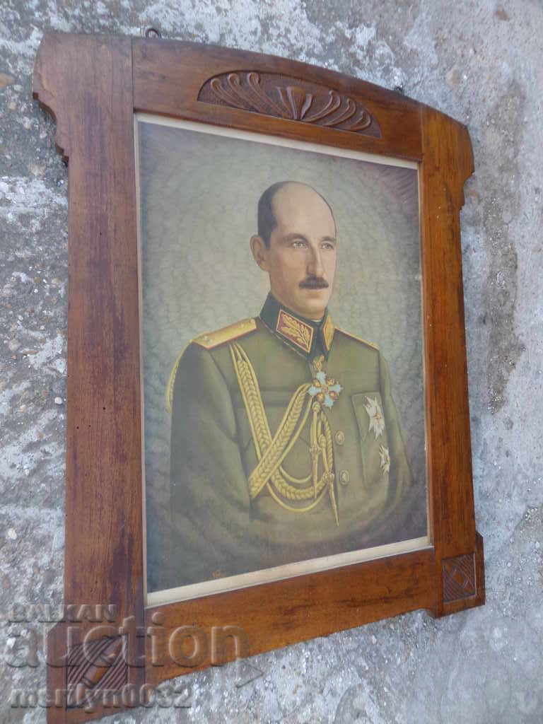 Portrait of Tsar Boris III in uniform, Union of Reserve Non-Commissioned Officers with price 399.00 BGN | € 204.01 Portrait of Tsar Boris III in uniform, Union of Reserve Non-Commissioned Officers with price 399.00 BGN | € 204.01