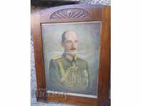Portret Regele Boris al III-lea uniformă Uniunea Subofițerilor de Rezervă