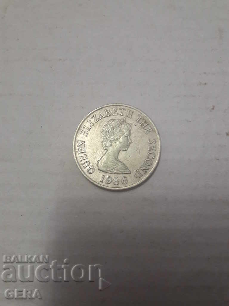 Jersey 10 pence coin