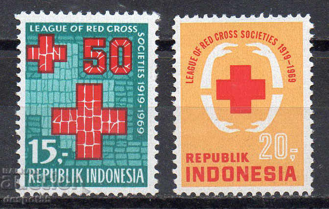 1969. Indonezia. - Liga Societăților Crucii Roșii.
