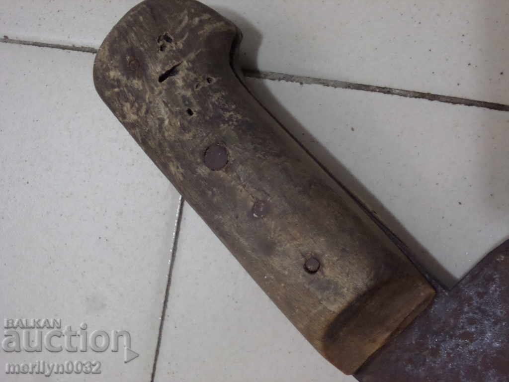 Karakulak no kaniya scimitar buffalo knife with horn shards with price 285.00 BGN | € 145.72 Karakulak no kaniya scimitar buffalo knife with horn shards with price 285.00 BGN | € 145.72