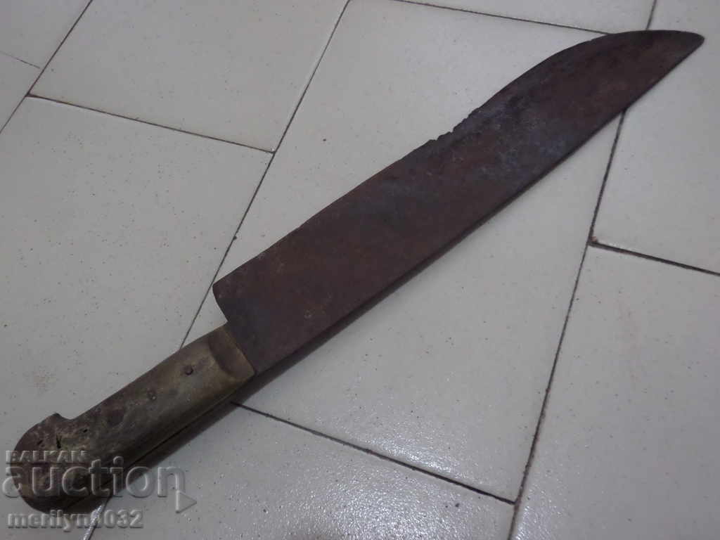 Delivery of Karakulak no kaniya scimitar buffalo knife with horn shards Delivery of Karakulak no kaniya scimitar buffalo knife with horn shards