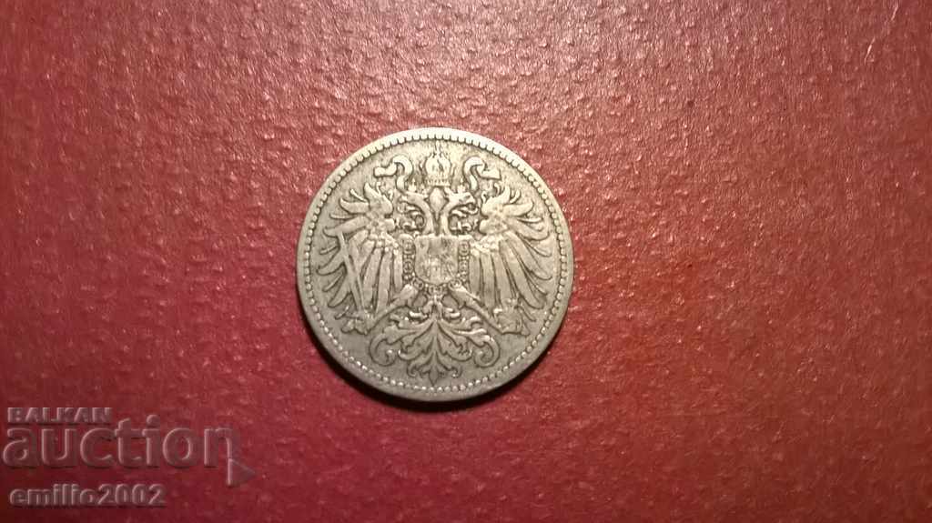10 cheleries Austria 1895 with price 2.00 BGN | € 1.02