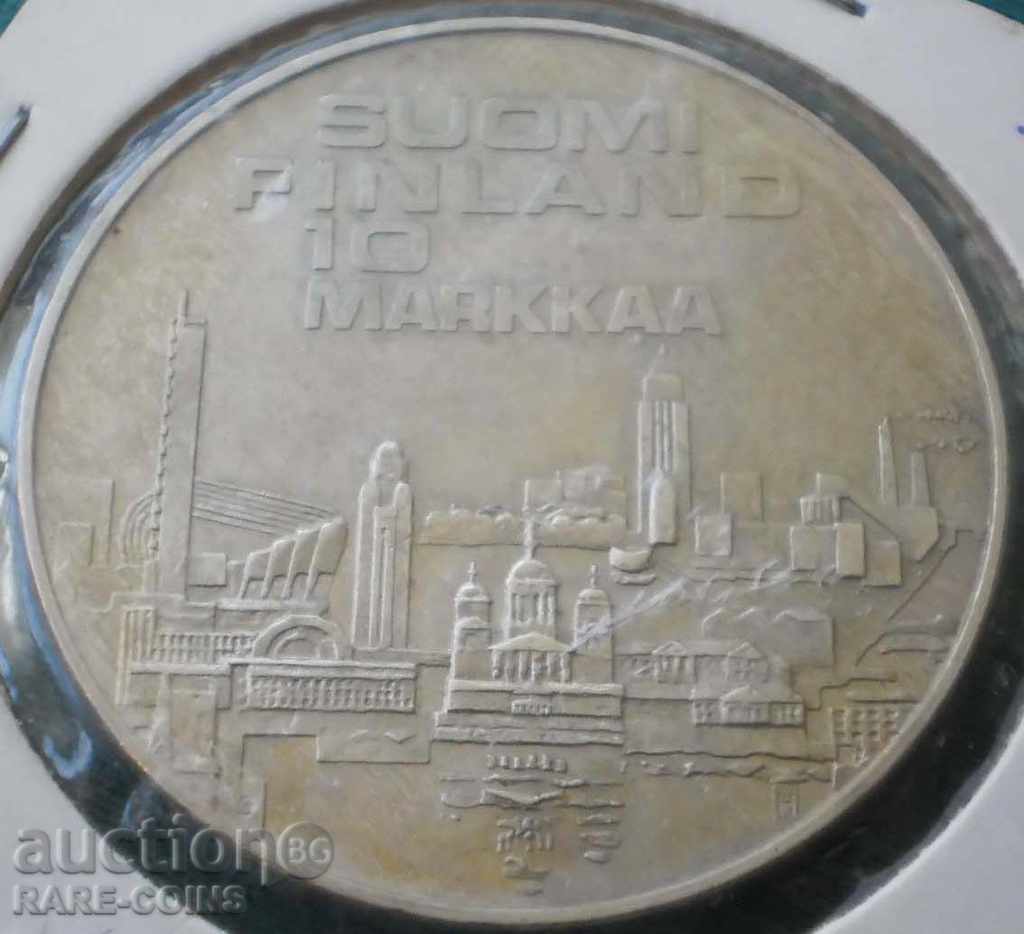 Finland 10 Brand 1971 Silver UNC (2) (r-k)