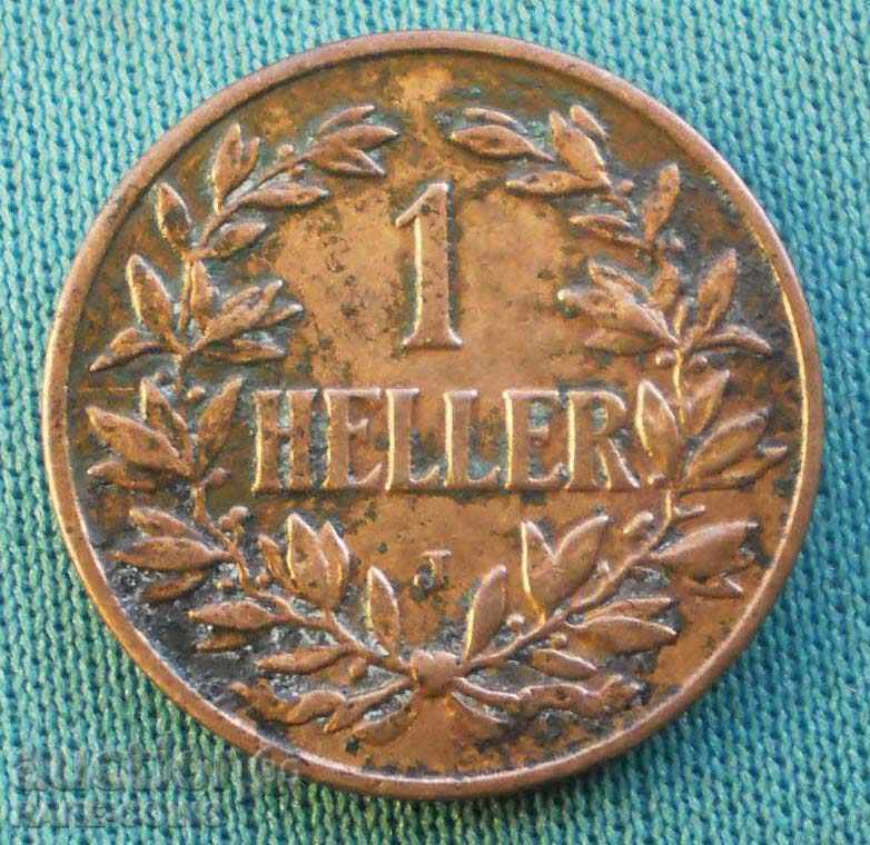 Africa de Est - Germania 1 Heller 1912 J (8) (r-k) cu preț € 12.78 | 25.00 BGN