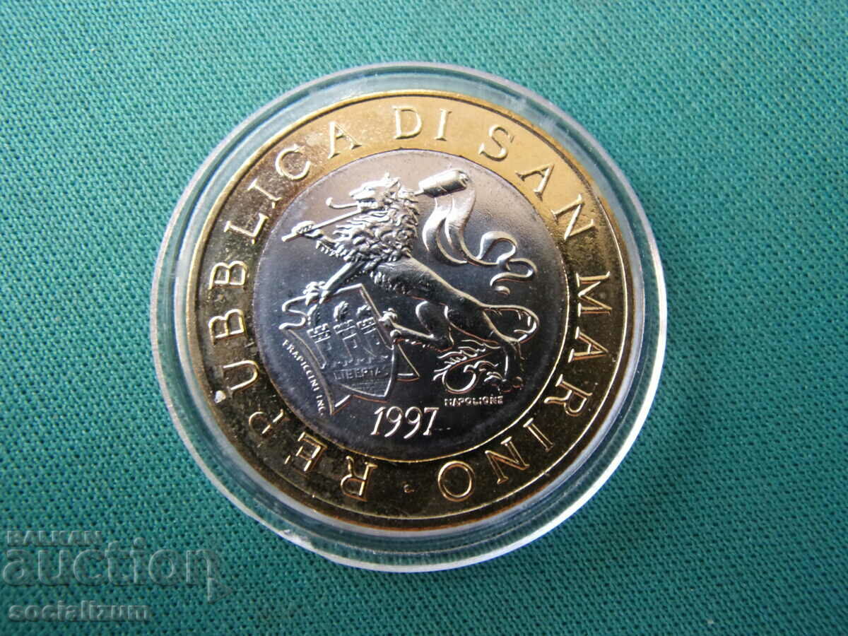 San Marino 1000 Lire 1997 PROOF UNC Rare (9) (r-k) cu preț € 7.67 | 15.00 BGN