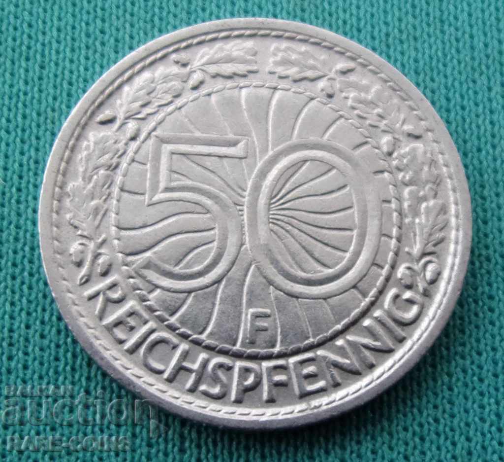 Germania 50 Pennig 1927 F Rare (9) (r-k) cu preț € 12.78 | 25.00 BGN