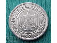 Germania 50 Pennig 1927 F Rare (9) (r-k)