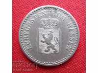 Хесен Германия 1 Грош 1866 Сребърна Монета (11) (r-k)