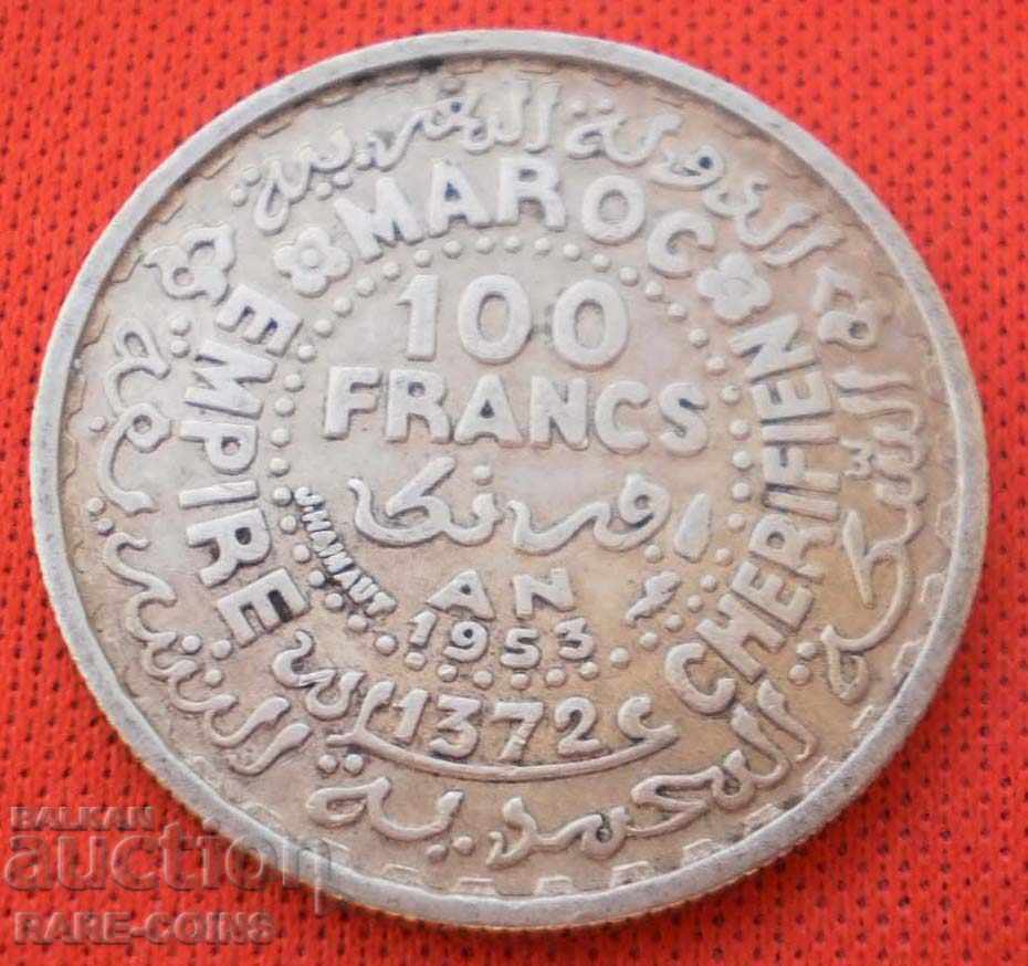 Maroc Mohammed V 100 Frank 1372 Argint (12) (r-k) cu preț € 6.65 | 13.01 BGN