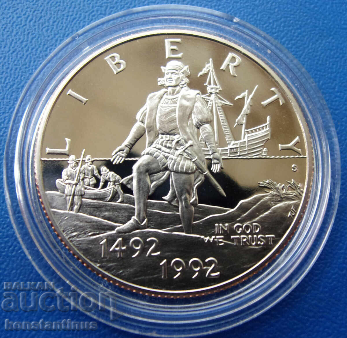 SUA ½ Dolar 1992 PROOF UNC Rare cu preț € 33.23 | 64.99 BGN