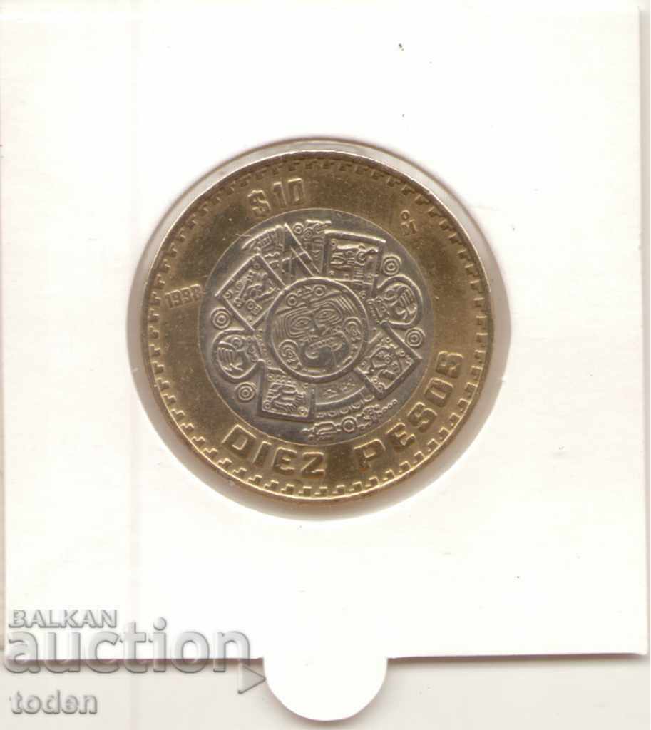 Mexic-10 Pesos-1998 Mo-KM # 616