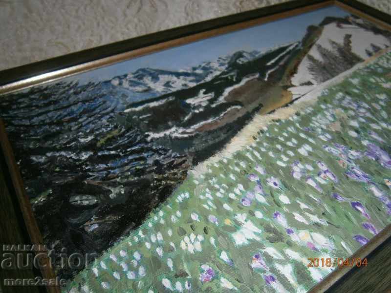 Picture IN THE MOUNTAIN OIL ON THE PAINTING CHRISKA PANTEVA - 5 Picture IN THE MOUNTAIN OIL ON THE PAINTING CHRISKA PANTEVA - 5