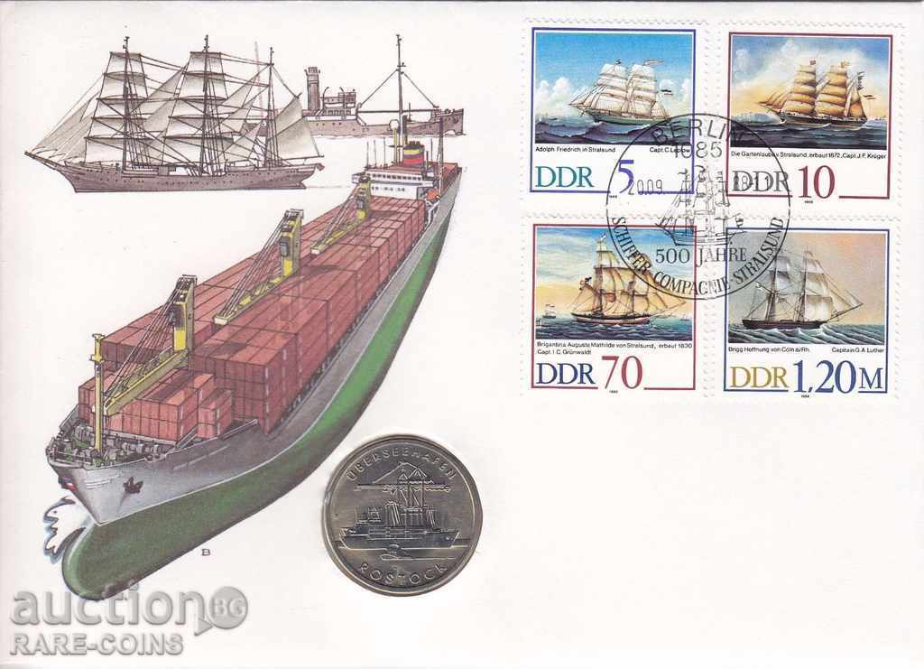 Germania - GDR - Nave 5 Mar 1988 NUMISBRIEFE