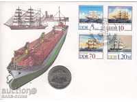 Germany - GDR - Ships 5 Mark 1988 NUMISBRIEFE