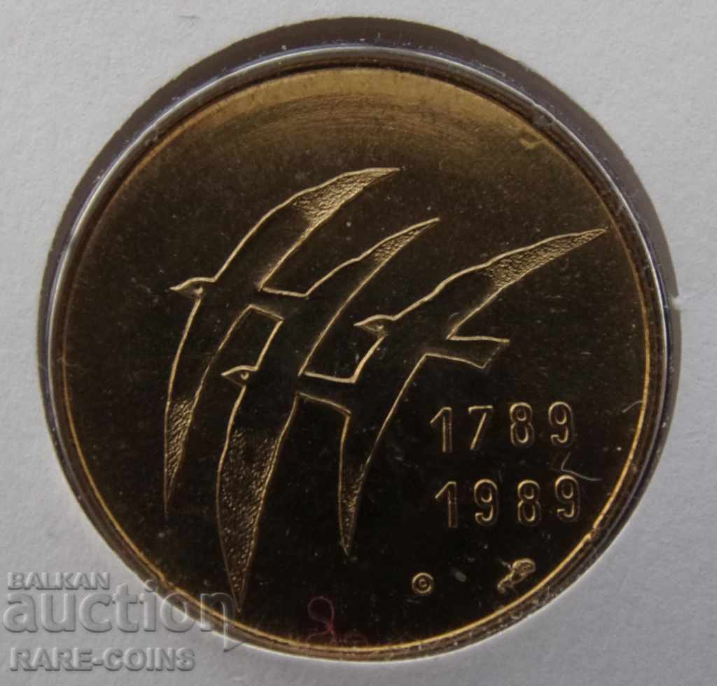 Licitație Franța 200 Plicuri poștale cu moneda 1989 NUMISBRIEFE Licitație Franța 200 Plicuri poștale cu moneda 1989 NUMISBRIEFE