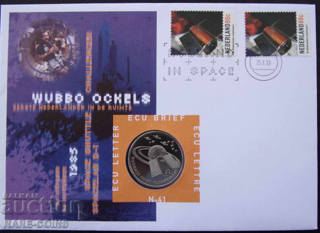 Germany Ecu 1999 Postal envelope with coin NUMISBRIEFE