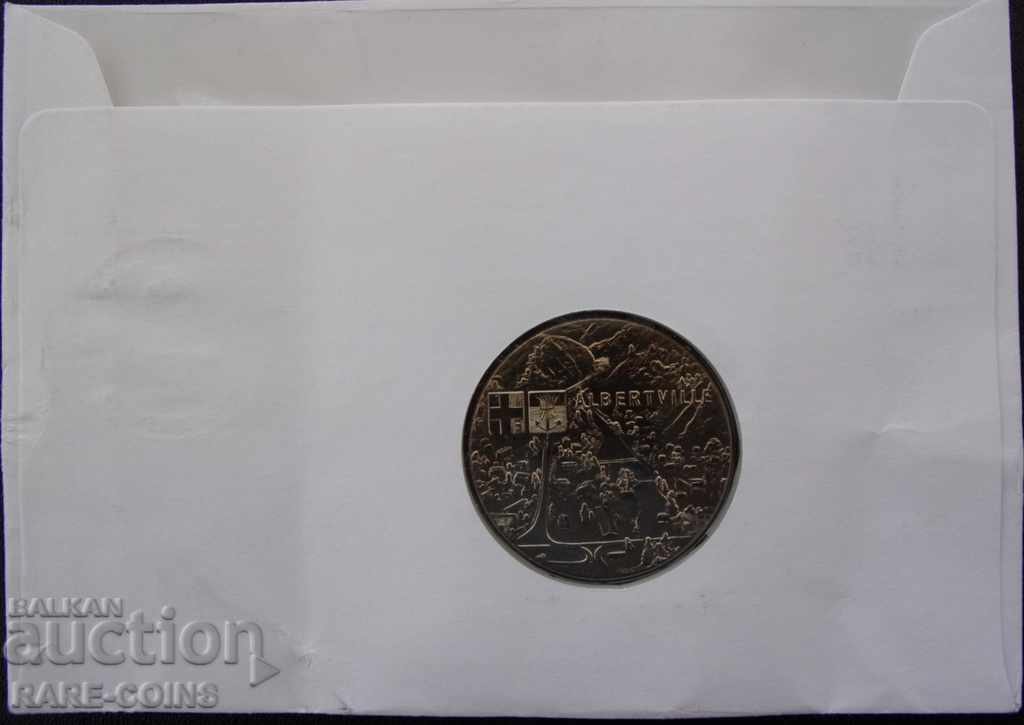 Франция 1992 Пощенски плик с Монета NUMISBRIEFE с цена € 7.67 | 15.00 лв.