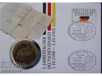 Pheromones 1991 Postage envelope with 24ct. The NUMISBRIEFE