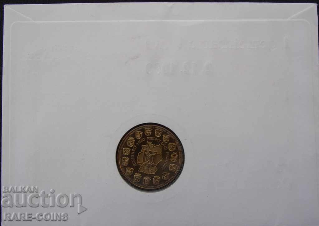 Геремания 1990 Пощенски плик с24кт.Позлата NUMISBRIEFE с цена € 8.18 | 16.00 лв.