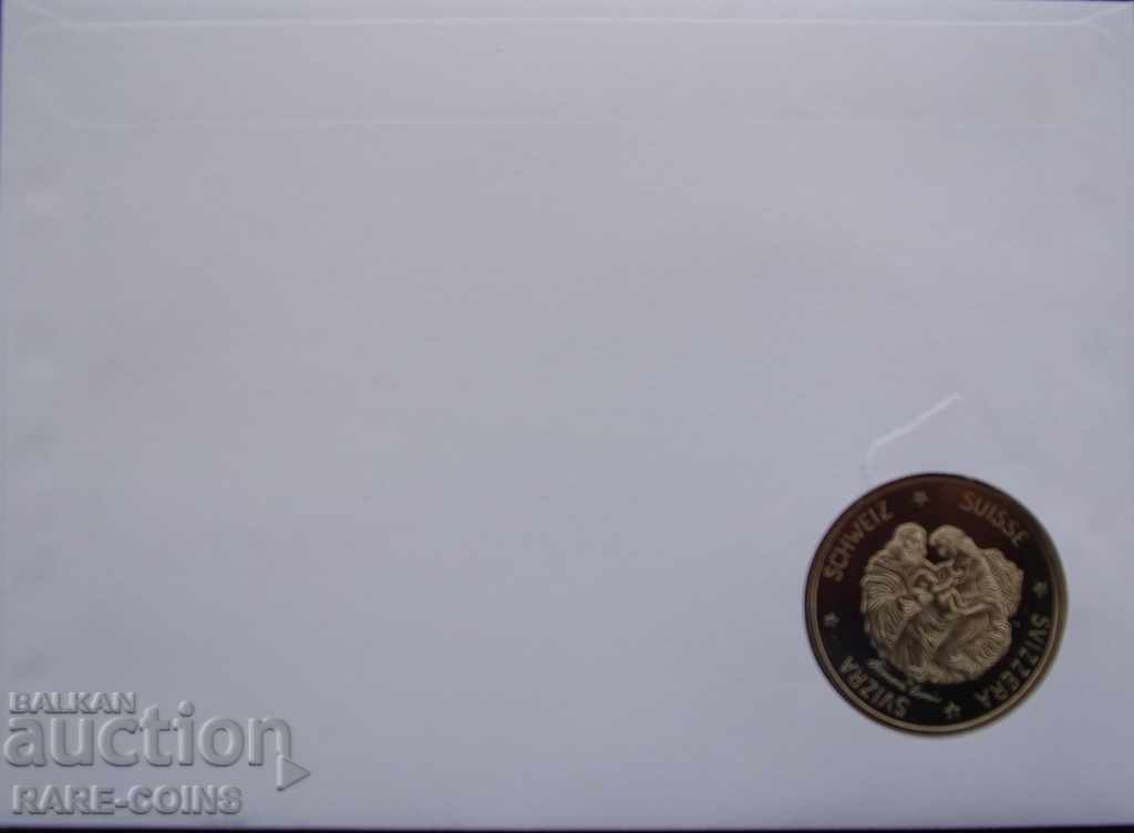 Παράδοση Λιχτενστάιν-Ελβετία 5 Ecu 1995 NUMISBRIEFE