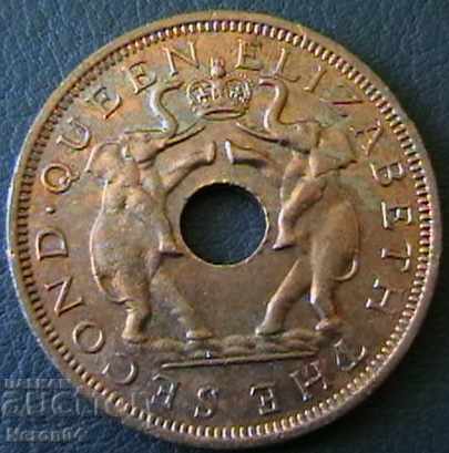 1 penny 1962, Rhodesia și Nielsland