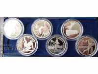 Collecting Lot Coins 1990 ALBERTVIL - 1992 PROOF UNC