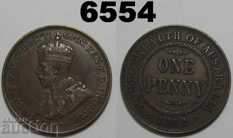 Australia 1 Penny 1912 Excellent Coin