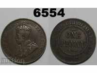Австралия 1 пени 1912 отлична монета