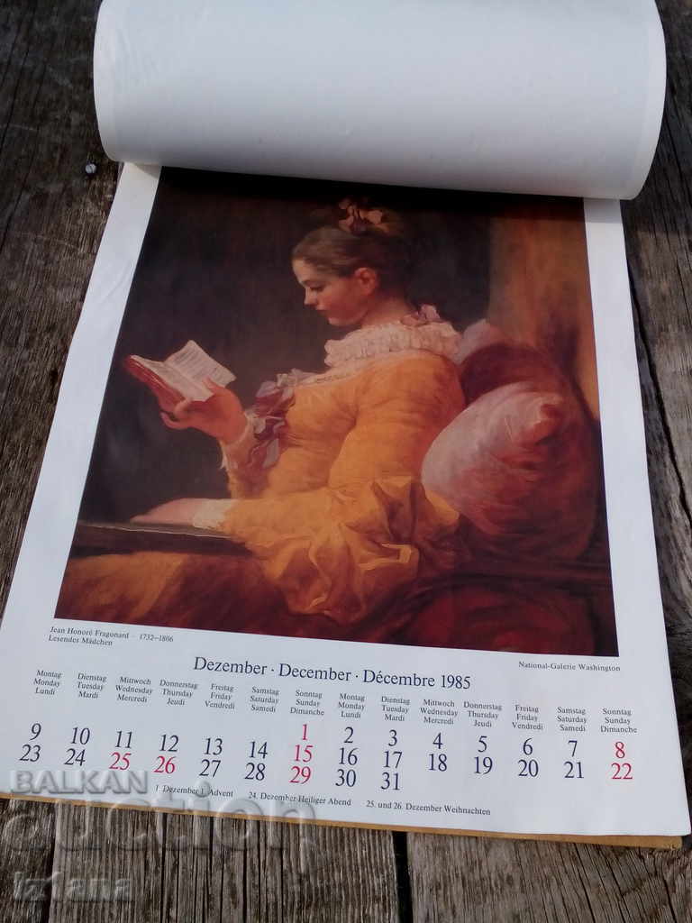 Delivery of Old Calendar Delivery of Old Calendar