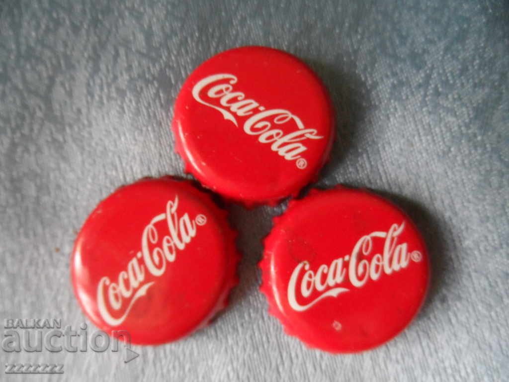 Delivery of lot of 5 pcs. Coca Cola caps - 2